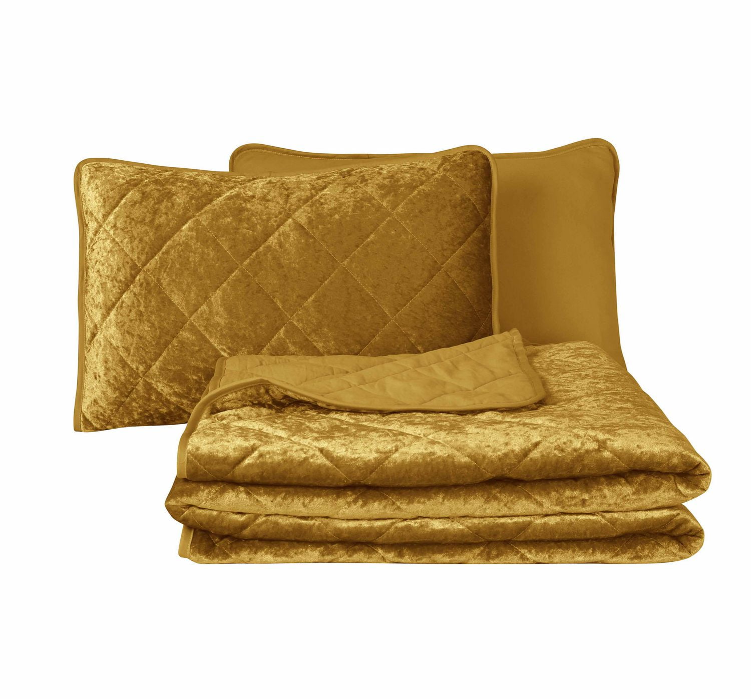 Swift Home Diamond Velvet Quilt Set