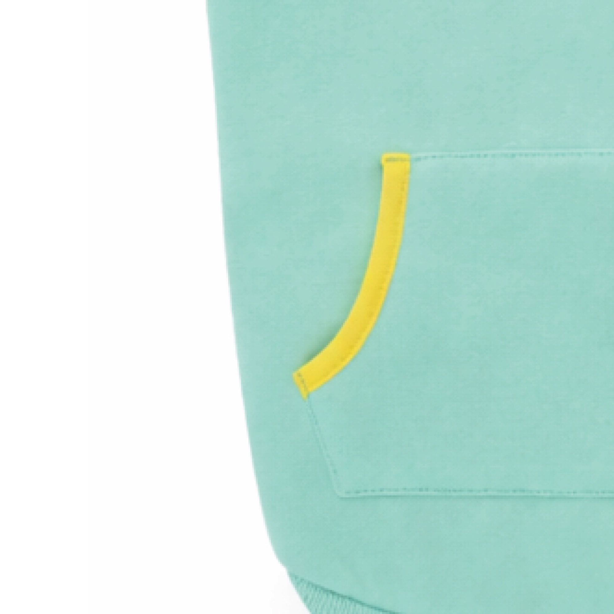 One Paw, Sweat-shirt à capuche pour chien, couleur menthe, avec bordure contrastée, tissu doux, pour chiens, plusieurs tailles, couleur menthe
