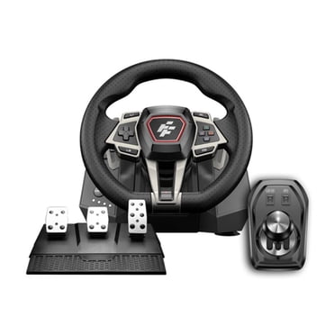 Flashfire IMOLA with Force Feedback Racing Steering Wheel with H-shifter and Pedals for PC, PS4, XBOX ONE and XBOX Series X/S, Black