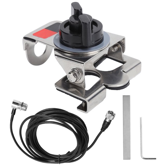 DEWIN K33 Stainless Steel Antenna Hatchback Bracket Mount Trunk Lid for Radio Communication
