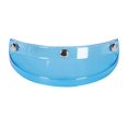 thumbnail image 1 of Visor Peak, 3 Snap Retro Protector for s with 3 Buttons ,Replacement ,Easy to Install Transparent Blue, 1 of 7