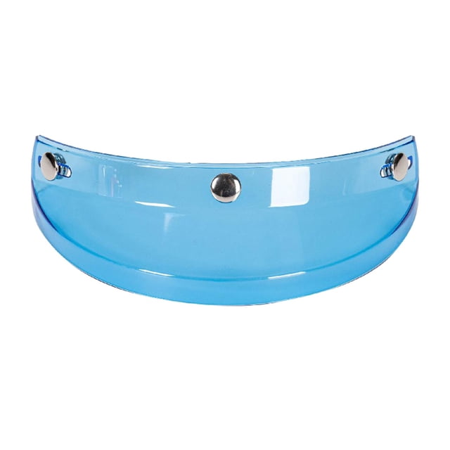 Visor Peak, 3 Snap Retro Protector for s with 3 Buttons ,Replacement ,Easy to Install Transparent Blue