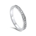 thumbnail image 2 of Women's 1/3ct Stackable Diamond Wedding Ring 14K White Gold, 2 of 3