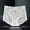 thumbnail image 2 of Womens High Waist Plus Size Lace Panties Seamless Butt Lift Lace Briefs, 2 of 3