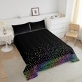thumbnail image 4 of Erosebridal Rainbow Polka Dots Bedding Comforter Set, Modern Abstract Artwork Down Comforter, Girly Room Decor Lightweight 2 Pieces, 4 of 8