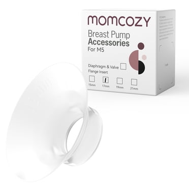 Momcozy Accessoire de Pompe M5 (Choisissez Votre Taille) Bride, Valves à Bec de Canard, Etc., Pièces de Tire-Lait M5 de Remplacement