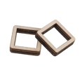 thumbnail image 3 of simhoa Plaque Carrée Creuse en Bois Rustique Non Fini Ornements pour Fabrication de Modèles Bricolage 30 Pcs 20x20mm, 3 of 8