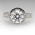 thumbnail image 3 of Bague de Fiançailles en Moissanite Ronde, Bague de Mariage en Pierre Précieuse 2,85 Ct, Bague en Moissanite Incolore, Bague pour Femme, Bague de Demande, 3 of 5