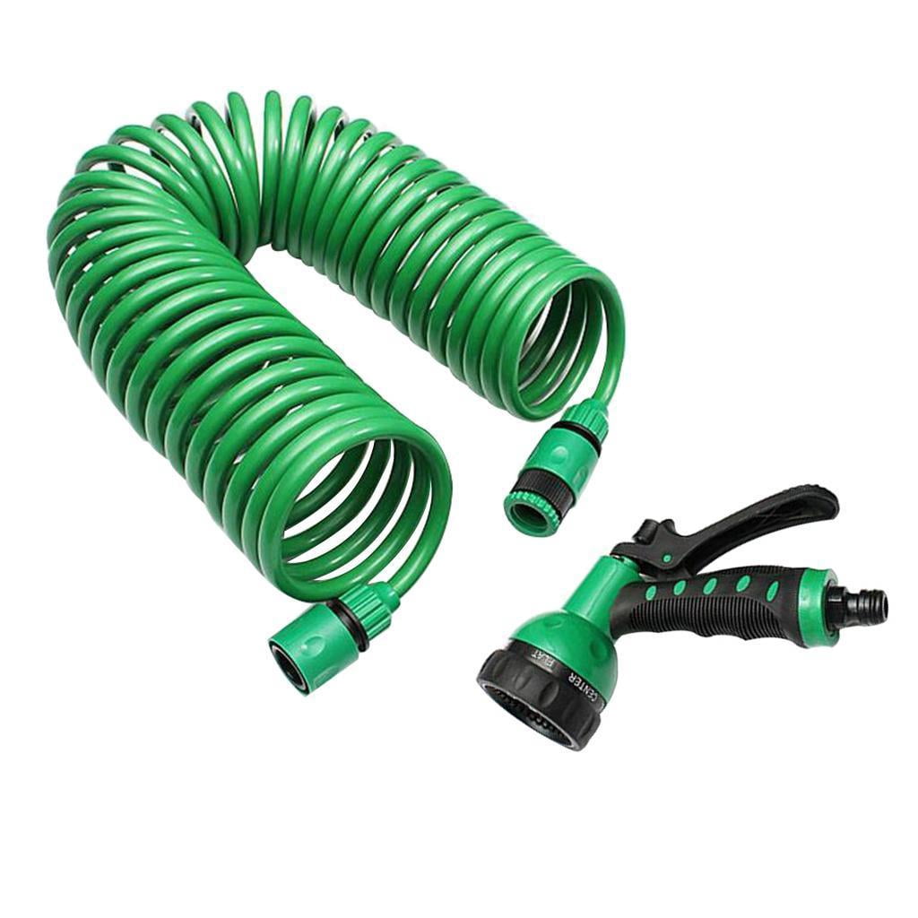 S SERENABLE Expandable Garden Hose High Pressure Hose Spray Nozzle Set Washing Car 7.5cm