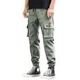 thumbnail image 1 of Ketyyh-chn99 Pantalon Cargo Ample Coupe Décontractée Shorts Pantalon Cargo Randonnée Pantalon à Multiples Poches Vert,TG, 1 of 5