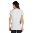thumbnail image 3 of Inkmeso T-Shirt Basique à Encolure Dégagée Décontracté à Manches Courtes en Coton Uni T-Shirt Haut pour Femmes, 3 of 8