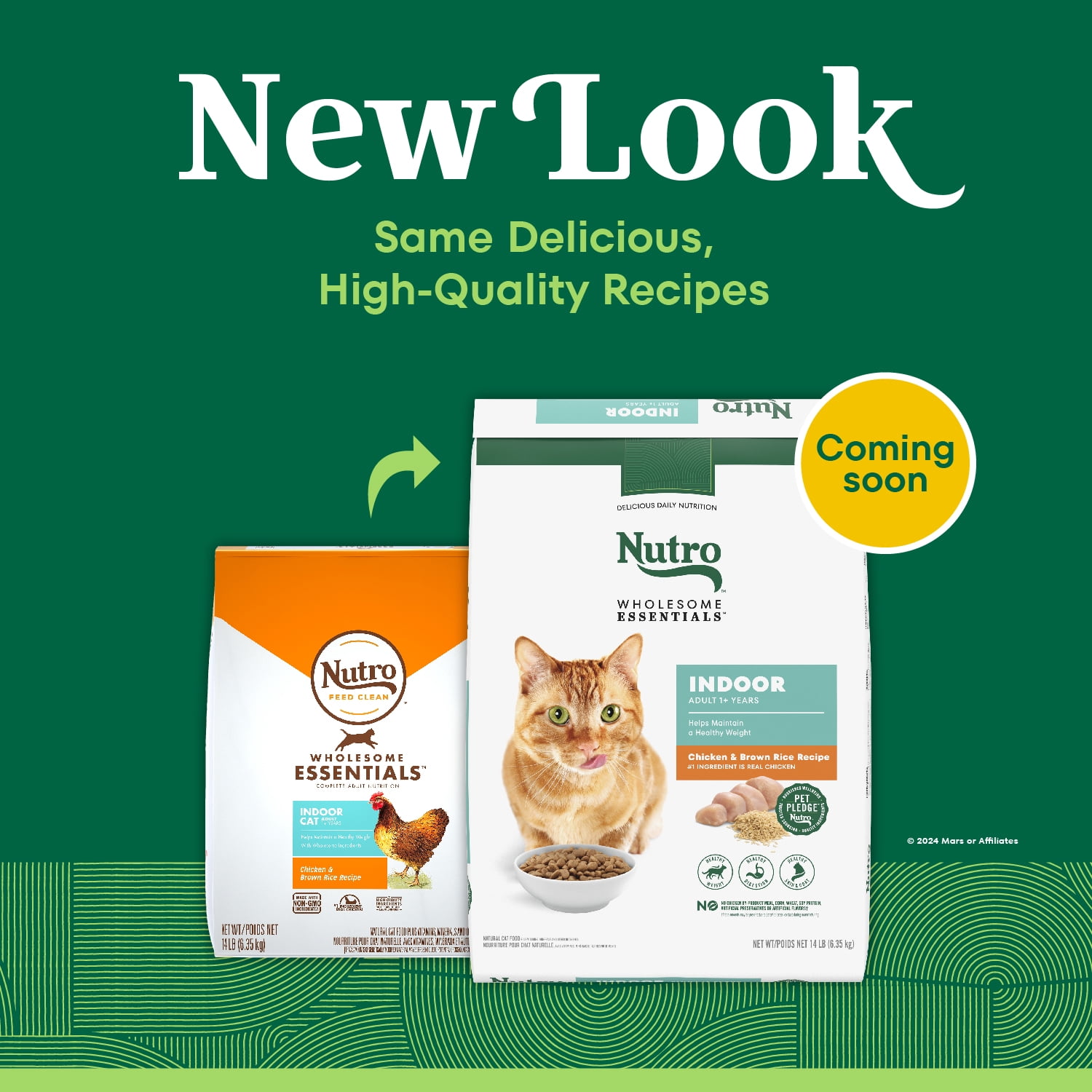 NUTRO Wholesome Essentials Indoor Adult Chicken & Brown Rice Natural Dry Cat Food 6.35kg