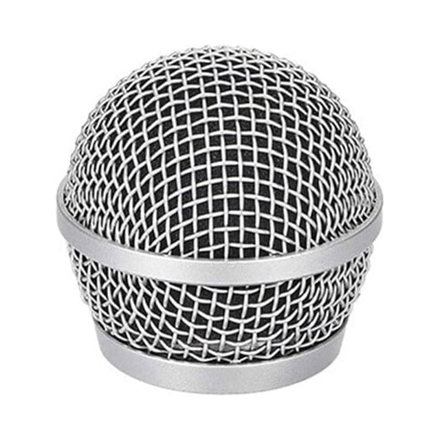 pitrice Replacement Microphone Grille Portable Professional Detachable Wired Wireless Build-in Sponge KTV Party Concert Mic Head Part Type 1