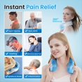 thumbnail image 4 of Neck Cooler Pack Reusable Ice Neck Cooler Shoulder Relief Cooling Tube for Outdoor Worker,Sports,Stress,Injuries Blue, 4 of 7