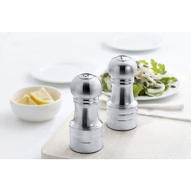 Trudeau Maison Century Stainless Steel 4.5-inch Salt and Pepper Shakers
