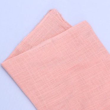 EXHUMKY sewing materials Linen Cotton Fabric Clothing Material Pink Soft Summer Clothing 1Pack