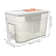 thumbnail image 2 of BRIGHTFUFU Pitchers For Drinking Water Fridge Jug Dust Protection For Outdoor Activities 1Pcs, 2 of 8