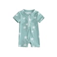 thumbnail image 1 of Gupgi Baby Boy One Piece Rash Guard 3M 6M 12M 2Y 3Y Dinosaur Swimsuit Short Sleeve Zipper Bathing Suit Swimwear, 1 of 9
