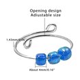 thumbnail image 3 of RKSTN Bagues pour Femmes, Bobine Unique, Perles Rotatives, Perles Anti-Anxiété, Adaptées pour Mariage, 3 of 5
