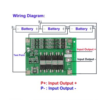 Carte de Batterie au Lithium, Carte, Batterie pour Contrôle de Charge de Batterie