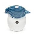 thumbnail image 1 of Ensemble de 2 Chauffe-Huile Coquillage Bleu sur Fond Blanc, 1 of 4