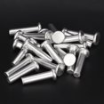 thumbnail image 1 of Rivets Solides en Aluminium Tête Plate Rivets Solides M6 Rivets en Aluminium 20 Pcs GB867 M6 Tête Plate Rivets en Aluminium Tête Plate Rivets Solides M6 X 30, 1 of 7
