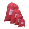 thumbnail image 2 of Vaidha Travel Drawstring Bag Set - 4 Items Great For Organizing Luggage And Packing Reasons, 2 of 6