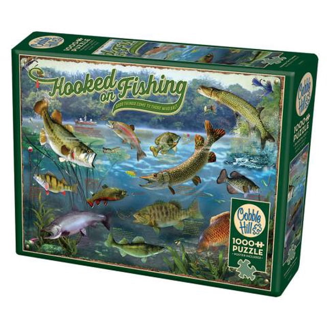 Cobble Hill - Hooked On Fishing-OLD Version (1000-Piece Puzzle)