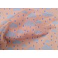 thumbnail image 4 of oneOone Cotton Poplin Fabric Raindrop & Clouds Nature Decor Fabric Printed BTY 42 Inch Wide, 4 of 4