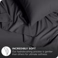 thumbnail image 2 of Ivy Union Microfiber Sheet Set - 4-Pieces - Breathable - Deep Pocket, Queen, Forged Iron Gray, 2 of 6