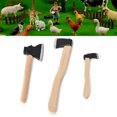 thumbnail image 4 of 1/12 Miniature Farm Tools Wooden Handle Metal End Model for Doll House Accessories, 4 of 9