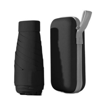 Mini Umbrella Travel Umbrella Adults Kids Portable Folding Umbrella Rain Umbrella for Backpacking Hiking Outdoor Beach Trips