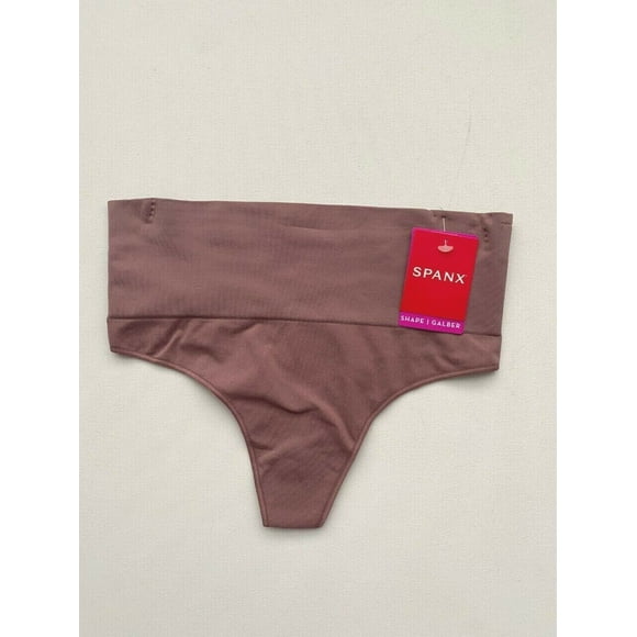 Spanx SS0815 Everyday Shaping Panties Thong Plum Petal ( XS )