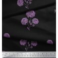 thumbnail image 3 of Soimoi Moss Georgette Fabric Wild Flower Decor Fabric Printed Yard 42 Inch Wide, 3 of 3