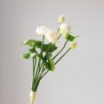 thumbnail image 2 of Mini Artificial Fake Lotus Bud with Leaf Fake Flower Wedding Home Decor New, 2 of 2