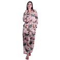 thumbnail image 1 of Moomaya Ensembles de Détente pour Femmes à Manches Longues, Pyjama à Col Cranté Boutonné, 1 of 6
