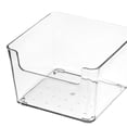 thumbnail image 5 of Drawer Storage Divid Box Transparent Plastic Tray, Stackable Storage Organizer for Bedroom Bathroom Office Use, 5 of 5