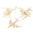 thumbnail image 1 of SHISUYAN Building Model Airplane Photo Props Kids Toy 3Pcs 8.57X7.27X3.73in, 1 of 9
