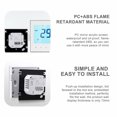 thumbnail image 3 of 86 Type European Style WiFi Voice Control Temperature Thermostat Indoor Thermostat 95-240V Controller Smart Thermostat Compatible with Tuya APP for Home Office, 3 of 9