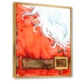 thumbnail image 2 of Designart Christmas Holiday Fancy Santa Claus II Traditional Floating Frame Wall Art, 2 of 4