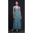 thumbnail image 4 of Bimba Robe Longue Maxi à Bretelles Spaghetti Ajustables Imprimée d'Oiseaux, Tenue de Plage d'Été - X-Grand, 4 of 6