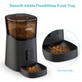 thumbnail image 4 of Video Automatic Pet Feeder with HD Camera, Food Dispenser for Cats and Dogs WiFi Smart Feeder with Camera 6L 2-Way Audio, Mobile Phone Control, Timed, 4 of 9