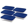 thumbnail image 4 of Pillsbury 10pc 3-Cup Rectangular Glass Food Storage Set, 4 of 4