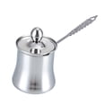 thumbnail image 4 of Langgg Stainless Steel Coffee Maker Turkish Milk Pot With Spout Easy To Clean Durable Pot For Butter And Chocolate Melting 280ml, 4 of 6