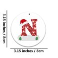 thumbnail image 1 of Birdeem Christmas Alphabet Decorations Personalized for Gift Christmas Tree Hanging Ornament Diy Decorations, 1 of 10
