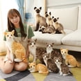 thumbnail image 2 of EIGTHTAIL Cat Stuffed Animal 35cm Cozy Companion Stuffed Cat Fun Expression Snuggly Plush Stuffed Animal Cat Style6, 2 of 4