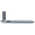 thumbnail image 1 of Hardware Essentials 851912 Crochet de Vis de Portail Plaqué Zinc, 1/2 x 4 Pouces, Argent, Lot de 1, 1 of 1