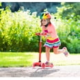 thumbnail image 3 of Rugged Racer Mini Deluxe 3 Wheel Kick Scooter with Led and Adjustable Height with Red Design, 3 of 9