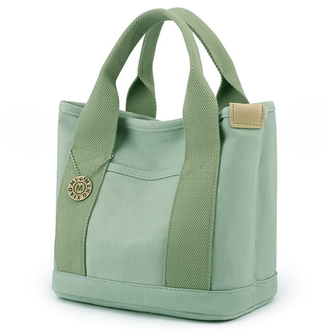 Sac Seau en Toile à Multiples Poches Pochette Femme Grande Capacité Décontracté pour le Travail