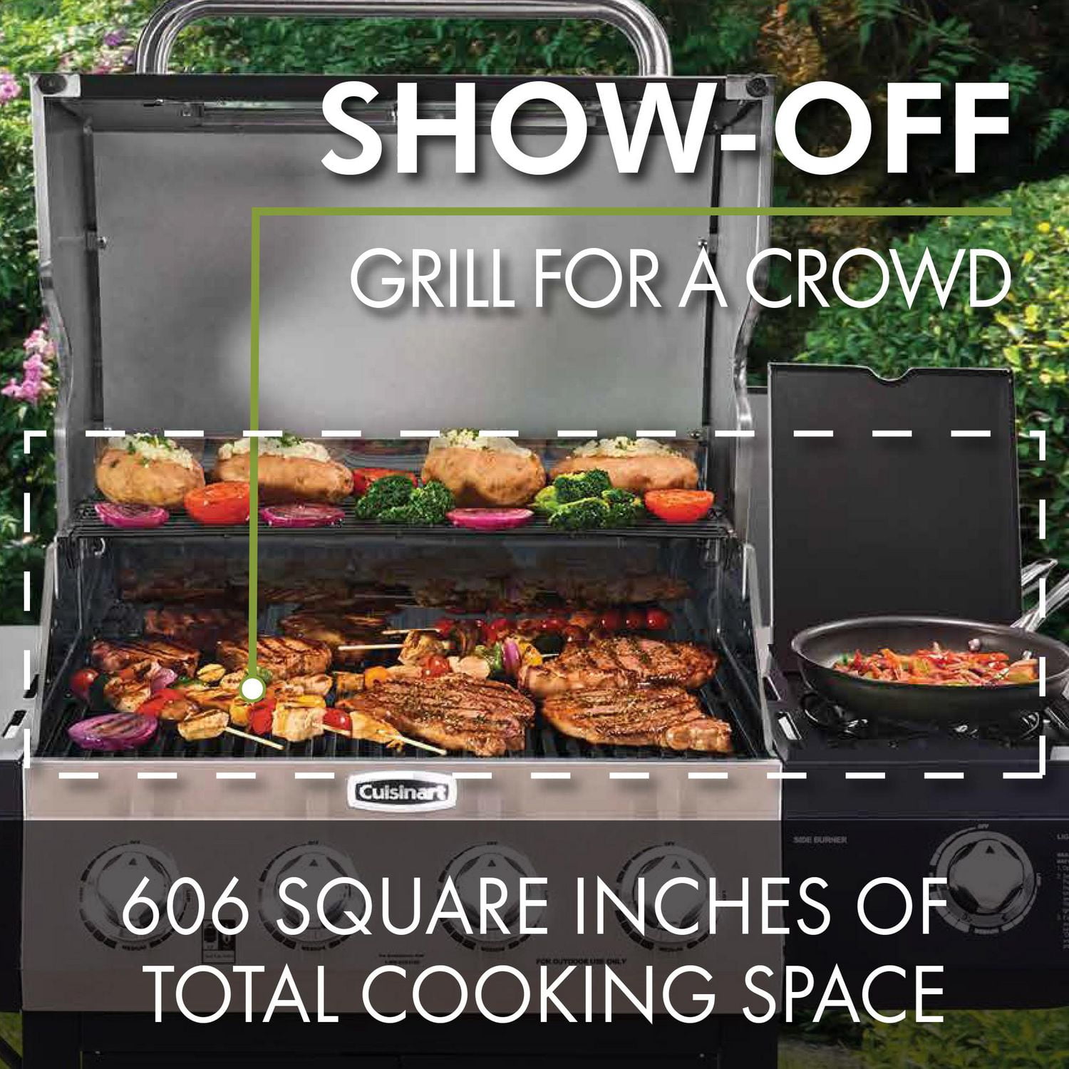Cuisinart Four Burner Dual Fuel Gas Grill